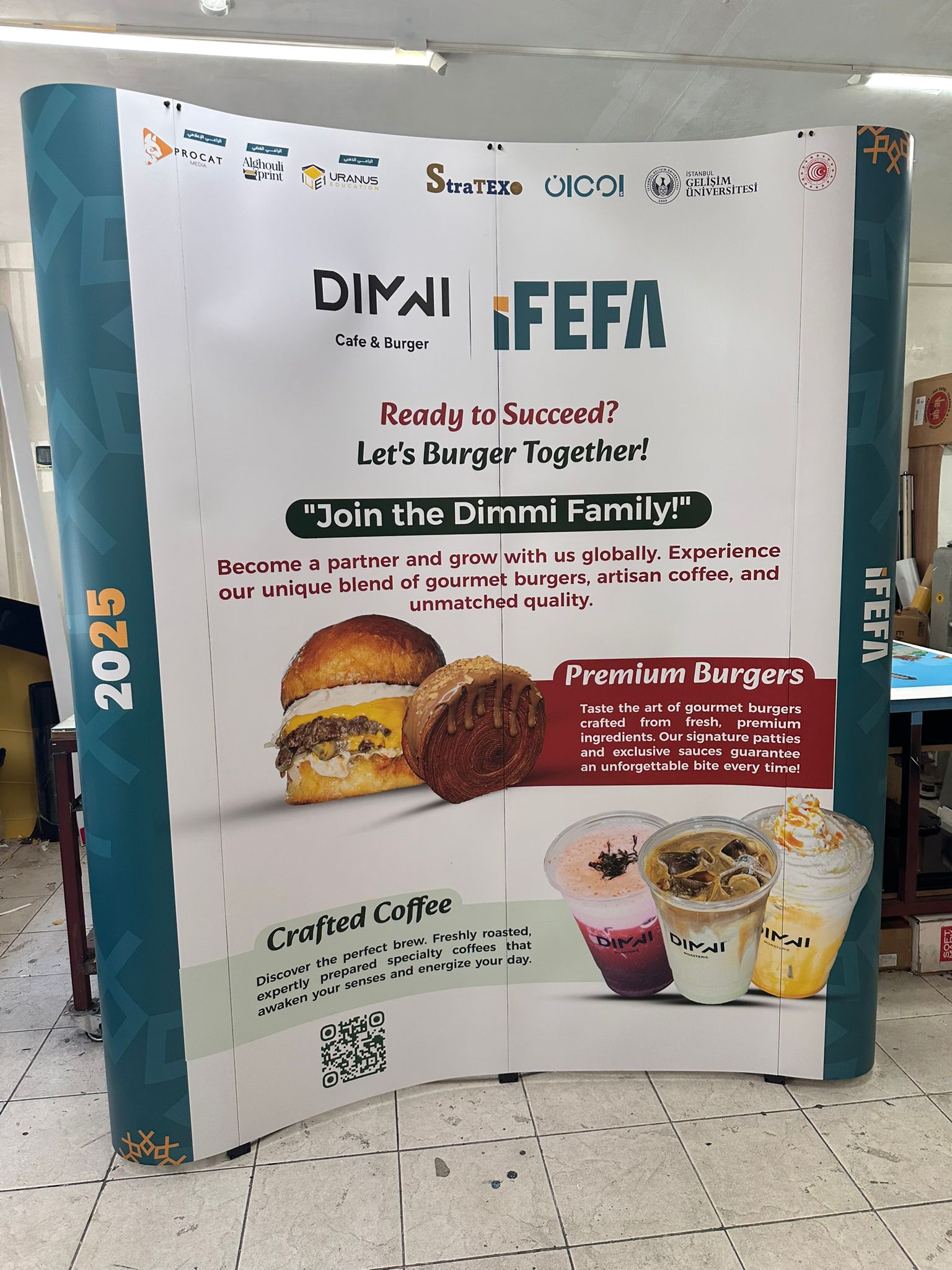 Örümcek Stand Oval 2 Panel 3×2